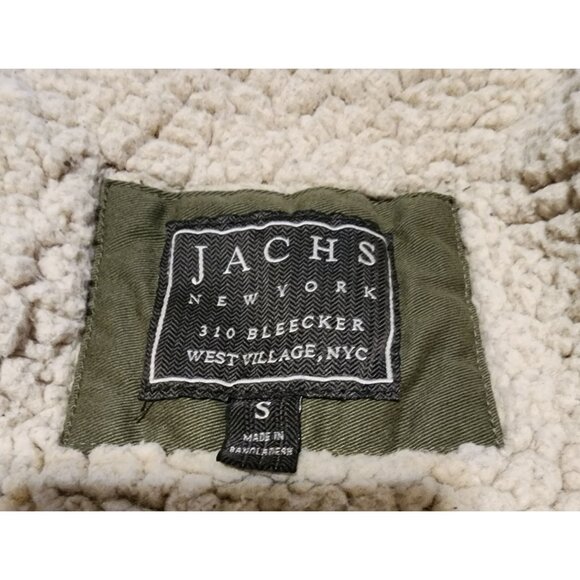 Jachs New York Utility Jacket Mens Size Small Olive Green 100% Cotton - Picture 6 of 9